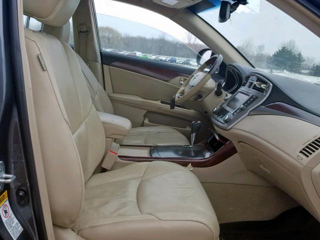 4T1BK3DB9BU378048 - 2011 TOYOTA AVALON BAS CHARCOAL photo 5