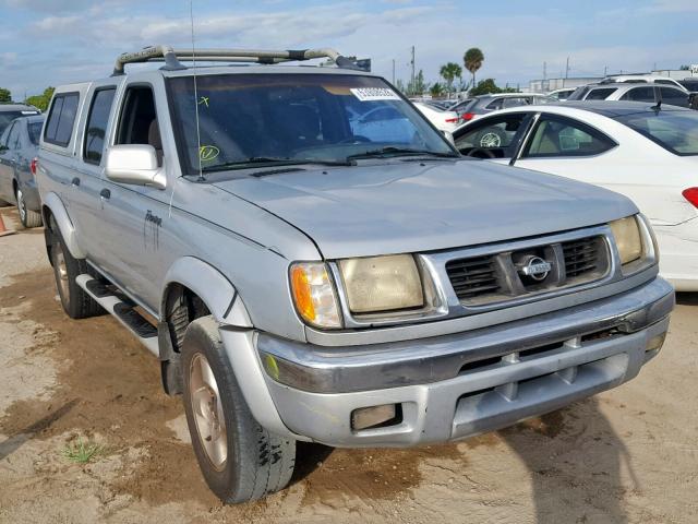 1N6ED27T7YC425292 - 2000 NISSAN FRONTIER C SILVER photo 1