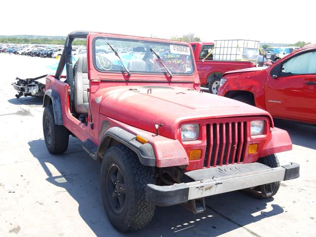 2J4FY19E0KJ104397 - 1989 JEEP WRANGLER / RED photo 1