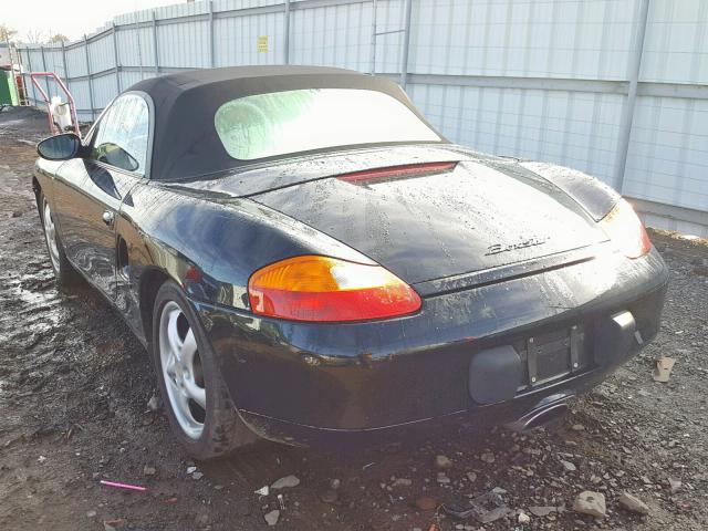 WP0CA2981XU623399 - 1999 PORSCHE BOXSTER BLACK photo 3