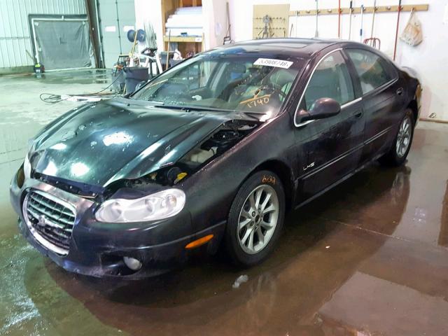 2C3HC56G81H701740 - 2001 CHRYSLER LHS BLACK photo 2