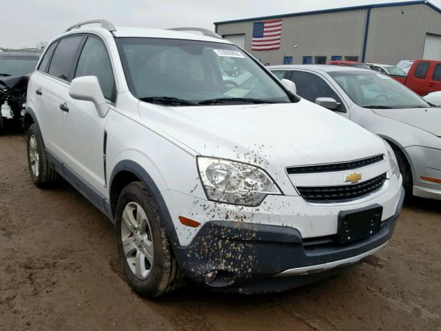 3GNAL2EK6DS606152 - 2013 CHEVROLET CAPTIVA LS WHITE photo 1