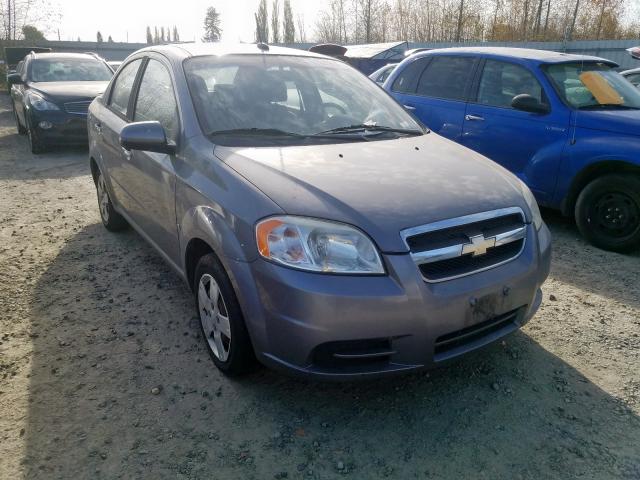 KL1TD56E29B625462 - 2009 CHEVROLET AVEO LS SILVER photo 1