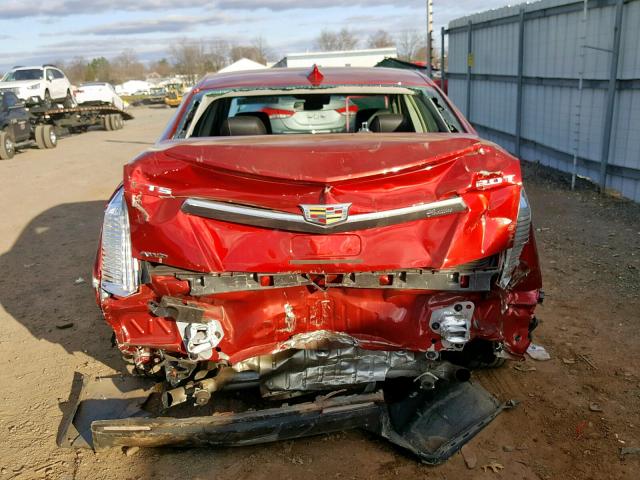 1G6AX5SX2H0144641 - 2017 CADILLAC CTS LUXURY RED photo 9