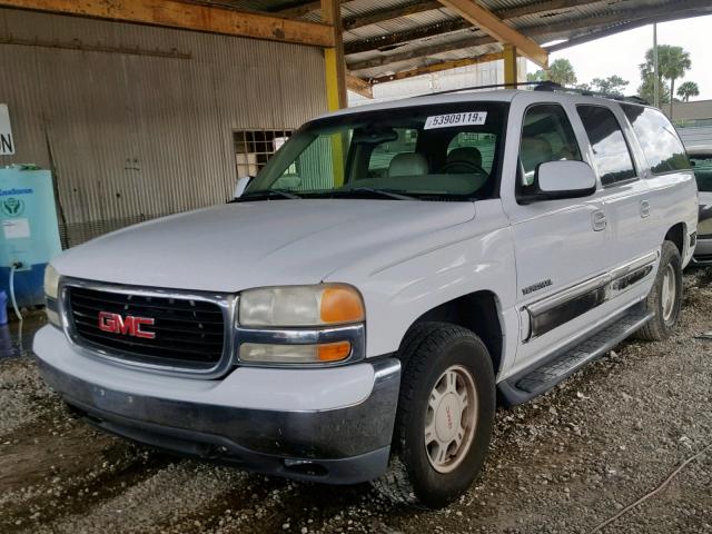 3GKEC16Z72G185157 - 2002 GMC YUKON XL C WHITE photo 2