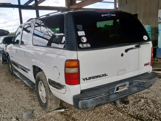 3GKEC16Z72G185157 - 2002 GMC YUKON XL C WHITE photo 3