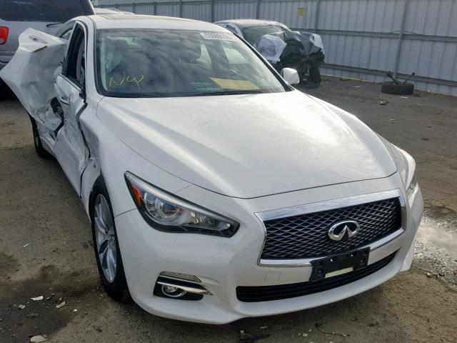 JN1BV7AP4FM338925 - 2015 INFINITI Q50 BASE WHITE photo 1