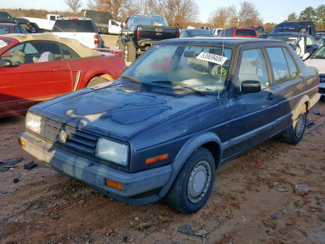 WVWRB11G9KW167864 - 1989 VOLKSWAGEN JETTA GL GRAY photo 2