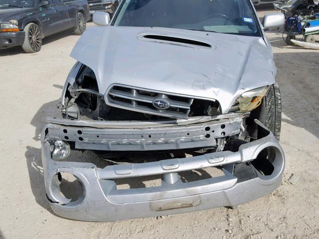 4S4BT63C966105100 - 2006 SUBARU BAJA TURBO SILVER photo 9