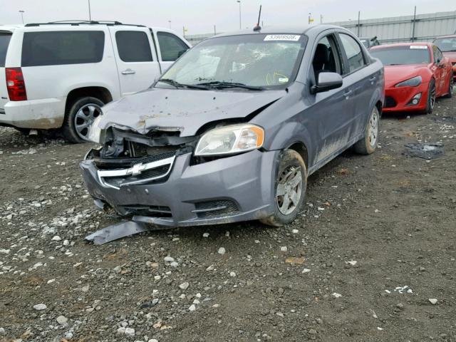 KL1TD5DE7BB212316 - 2011 CHEVROLET AVEO LS GRAY photo 2