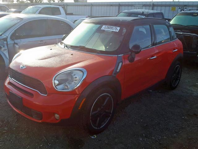 WMWZC3C54BWL78360 - 2011 MINI COOPER S C ORANGE photo 2