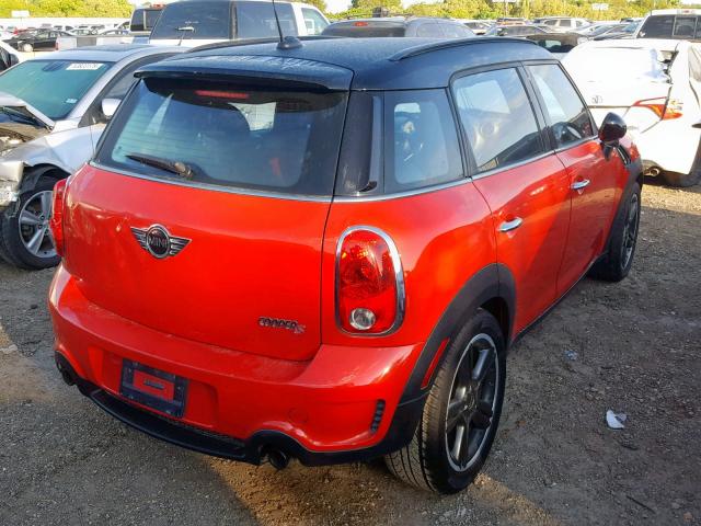 WMWZC3C54BWL78360 - 2011 MINI COOPER S C ORANGE photo 4