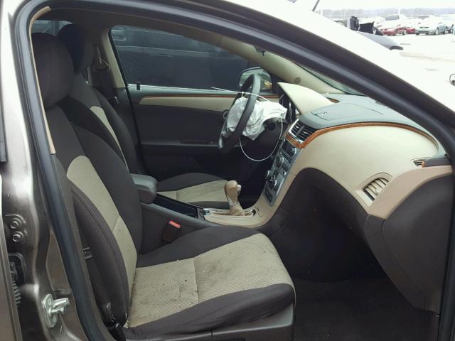 1G1ZC5E07CF204227 - 2012 CHEVROLET MALIBU 1LT 棕色 照片 5