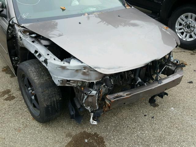 1G1ZC5E07CF204227 - 2012 CHEVROLET MALIBU 1LT 棕色 照片 9