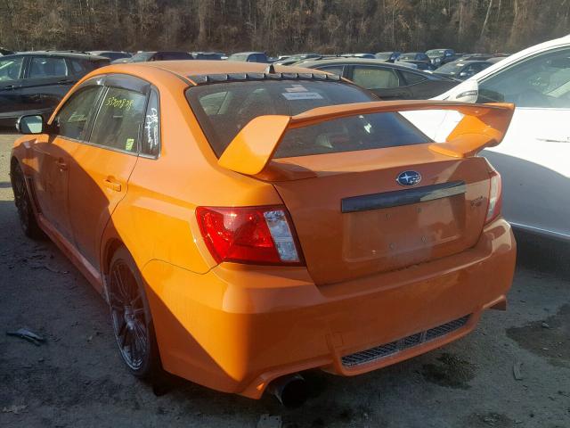 JF1GV8J63DL026510 - 2013 SUBARU IMPREZA WR ORANGE photo 3