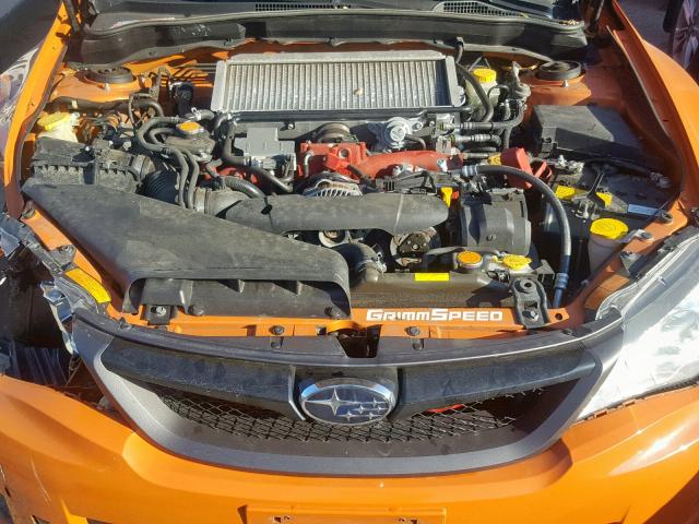 JF1GV8J63DL026510 - 2013 SUBARU IMPREZA WR ORANGE photo 7