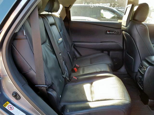 JTJBC1BA6D2058648 - 2013 LEXUS RX 450 GRAY photo 6