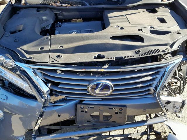 JTJBC1BA6D2058648 - 2013 LEXUS RX 450 GRAY photo 7