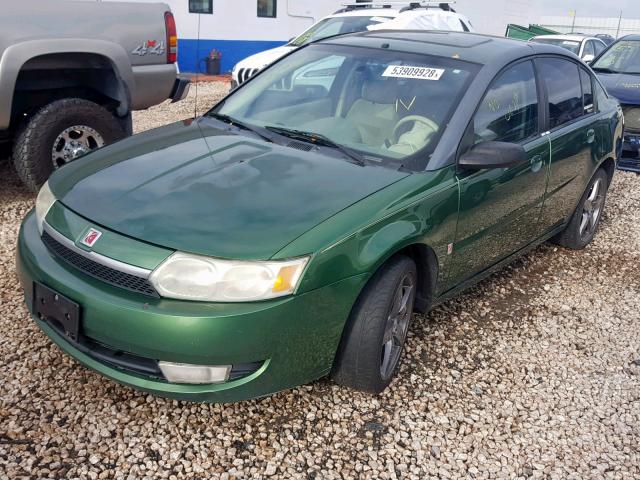 1G8AL52F43Z157938 - 2003 SATURN ION LEVEL GREEN photo 2