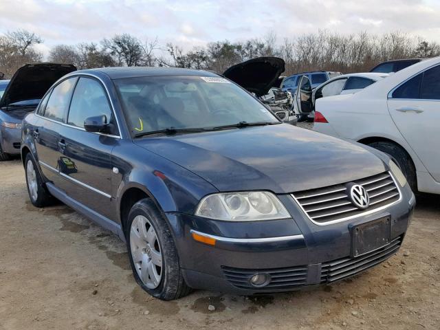 WVWTH63B72P451510 - 2002 VOLKSWAGEN PASSAT GLX BLUE photo 1