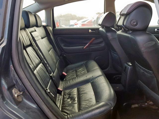 WVWTH63B72P451510 - 2002 VOLKSWAGEN PASSAT GLX BLUE photo 6