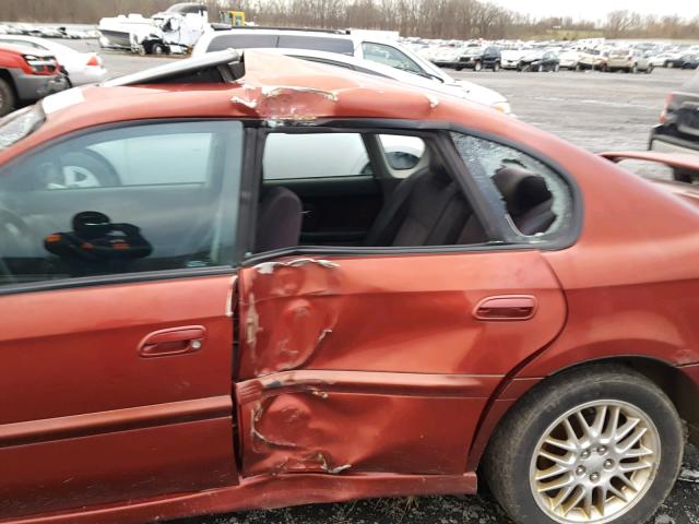 4S3BE625446204065 - 2004 SUBARU LEGACY L S MAROON photo 10