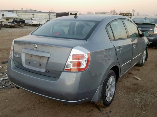 3N1AB61E58L644087 - 2008 NISSAN SENTRA 2.0 GRAY photo 4