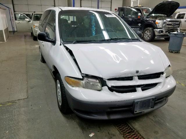 1B4GP44G8YB569944 - 2000 DODGE GRAND CARA WHITE photo 1