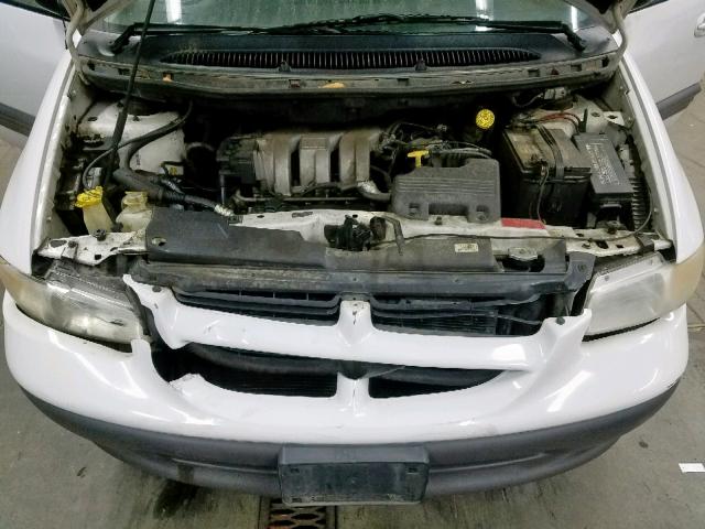 1B4GP44G8YB569944 - 2000 DODGE GRAND CARA WHITE photo 7