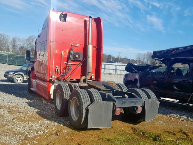 1XP7DB9X67D697299 - 2007 PETERBILT 387 RED photo 3