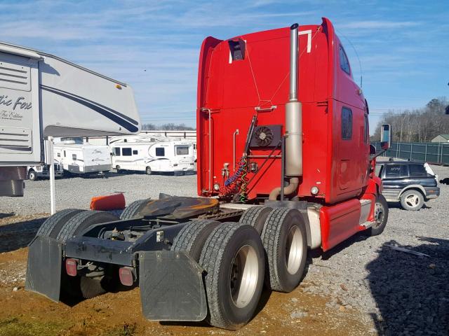 1XP7DB9X67D697299 - 2007 PETERBILT 387 RED photo 4