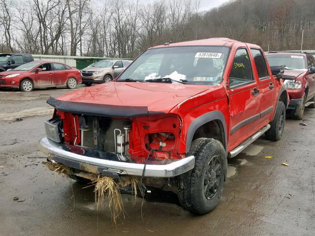1GCDT33E188227423 - 2008 CHEVROLET COLORADO L RED photo 2
