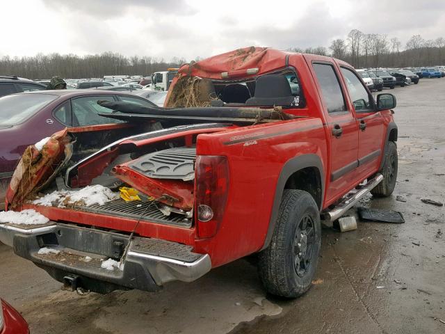 1GCDT33E188227423 - 2008 CHEVROLET COLORADO L RED photo 4