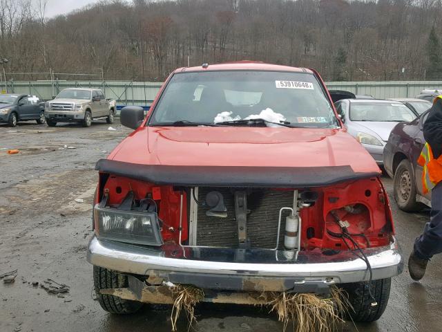 1GCDT33E188227423 - 2008 CHEVROLET COLORADO L RED photo 7