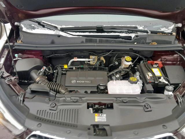 KL4CJASB5JB643782 - 2018 BUICK ENCORE PRE PURPLE photo 7