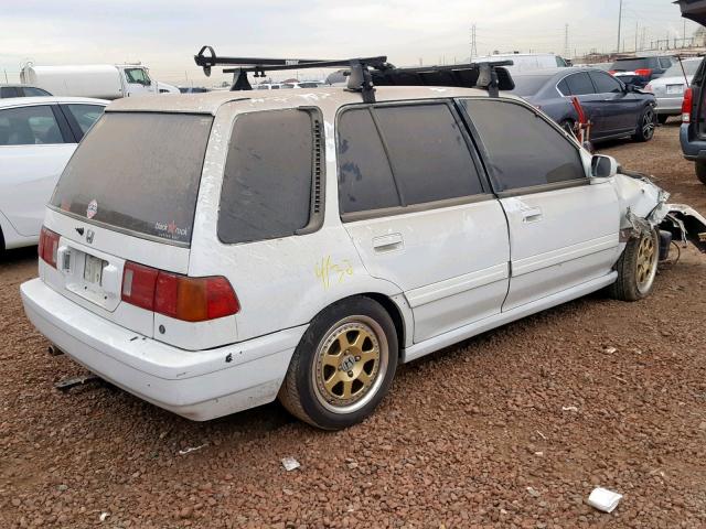 JHMEE2750MS008547 - 1991 HONDA CIVIC WHITE photo 4