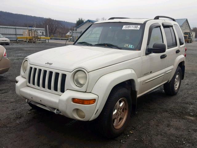 1J4GL58K42W154830 - 2002 JEEP LIBERTY LI WHITE photo 2