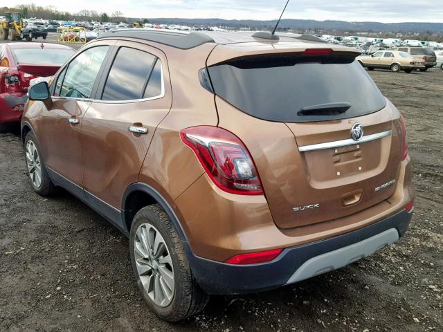 KL4CJASB5HB213986 - 2017 BUICK ENCORE PRE BROWN photo 3