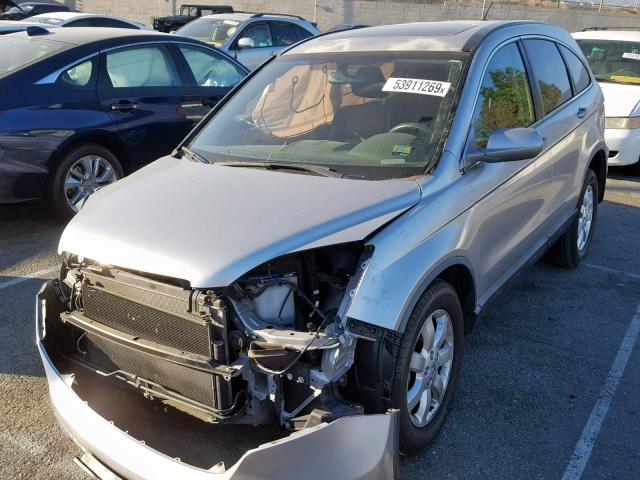 JHLRE38717C071568 - 2007 HONDA CR-V EXL SILVER photo 2