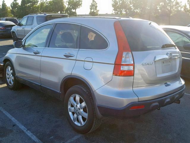 JHLRE38717C071568 - 2007 HONDA CR-V EXL SILVER photo 3