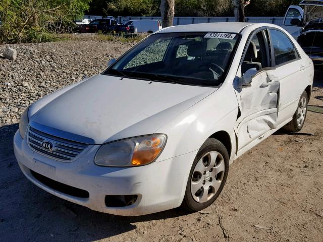 KNAFE121875412135 - 2007 KIA SPECTRA EX WHITE photo 2