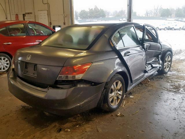 JHMCP26438C034411 - 2008 HONDA ACCORD LXP GRAY photo 4