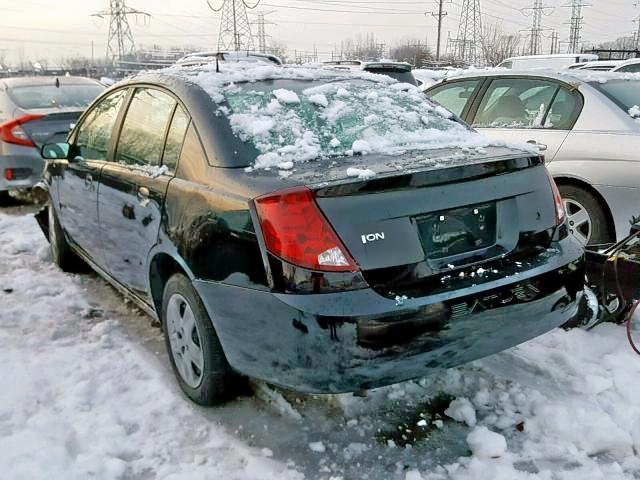 1G8AJ58F46Z129638 - 2006 SATURN ION LEVEL BLACK photo 3