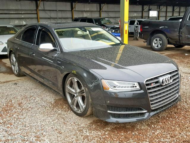 WAUK2AFD3FN005138 - 2015 AUDI S8 QUATTRO GRAY photo 1