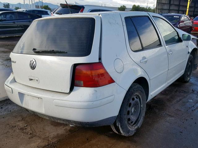 9BWFL61J944016813 - 2004 VOLKSWAGEN GOLF GL WHITE photo 4