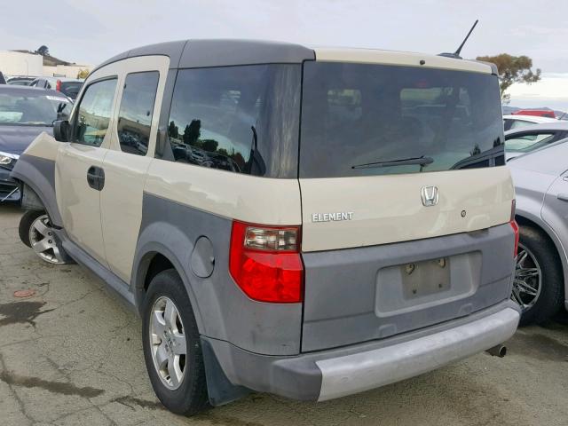 5J6YH18695L011976 - 2005 HONDA ELEMENT EX CREAM photo 3