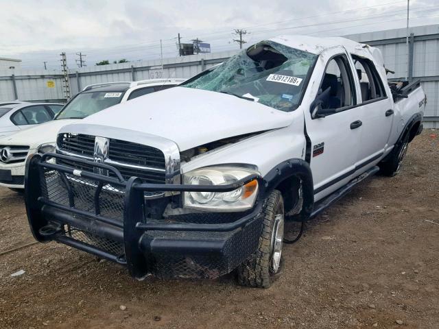 3D7KS29A78G194338 - 2008 DODGE RAM 2500 WHITE photo 2