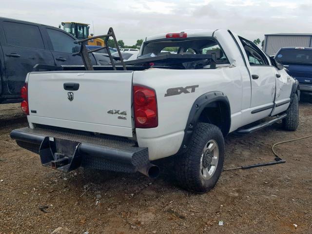 3D7KS29A78G194338 - 2008 DODGE RAM 2500 WHITE photo 4