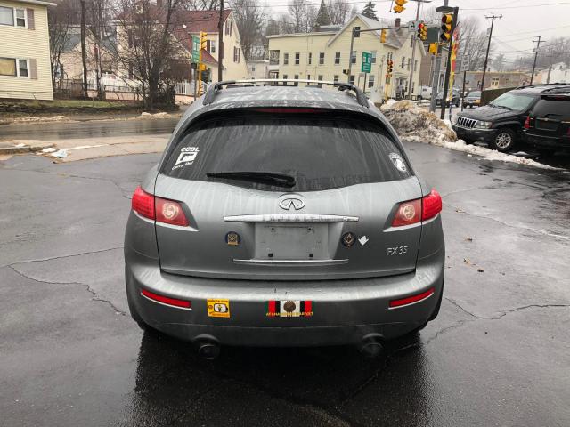 JNRAS08W67X203502 - 2007 INFINITI FX35 GRAY photo 4