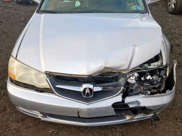 19UUA56842A003457 - 2002 ACURA 3.2TL TYPE SILVER photo 7